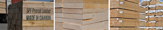 SPF Precut Lumber Spruce Pine Fir Product Images