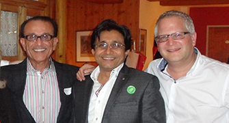 The Schweighofer Group team hosts guests at one of the celebrations leading up to the Schweighofer Prize 2013