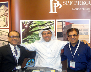 Dubai Wood Show - Muhammad Amir, Mr. Abdullah Al Rabiah, Fareed Amir