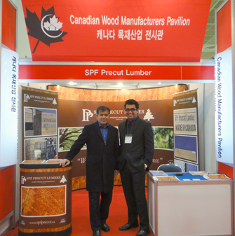 HOMDEX Seoul Lumber Exhibit Display