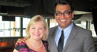 MLA Jane Thornthwaite and Mo Amir