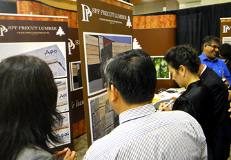 Global Buyers Mission - SPF Precut Lumber Display